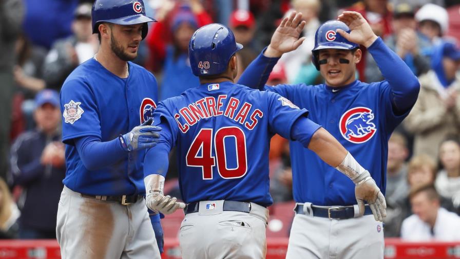 Contreras batea grand slam en triunfo de Cachorros 