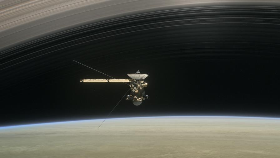 El último viaje de la sonda Cassini en Saturno El último viaje de la sonda Cassini en Saturno