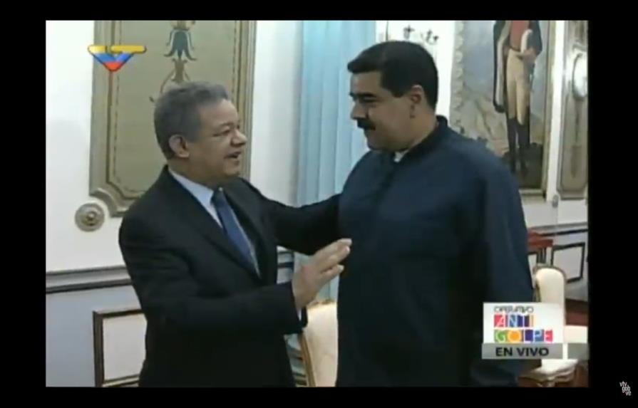 Leonel Fernández se reúne con Nicolás Maduro en Venezuela