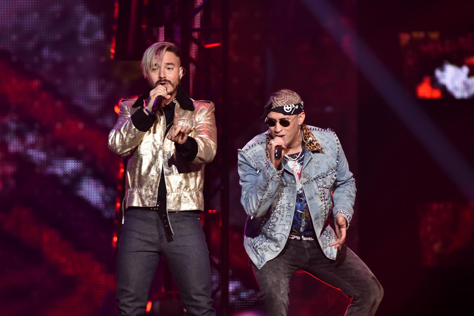 J. Balvin en la gala de los premios