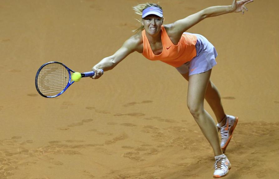 Regreso de Sharapova culmina en semifinales en Stuttgart 