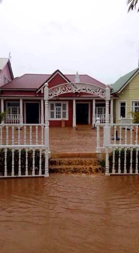 El Pueblito Príncipe inundado.