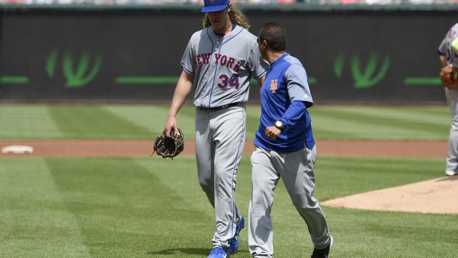 Syndergaard inactivo con Mets por desgarro parcial 