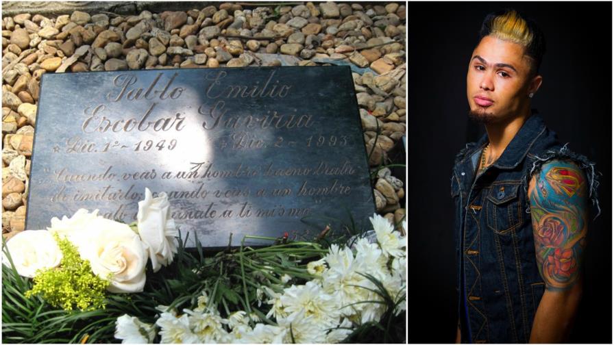 “El Súper Nuevo” sube foto ante tumba de Pablo Escobar y le llueven las críticas 