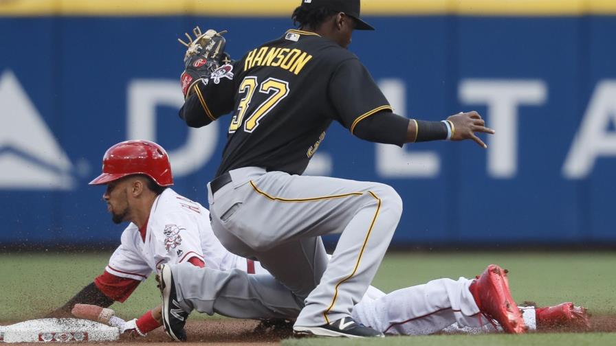 Alen Hanson bateó triple y anotó dos en la victoria de los Piratas 