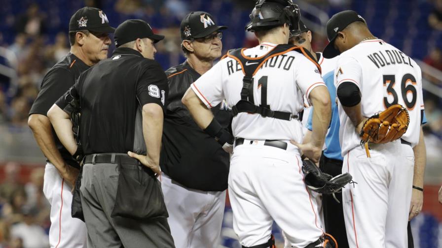Los Rays aprovechan descontrol de Vólquez y vencen a Marlins 