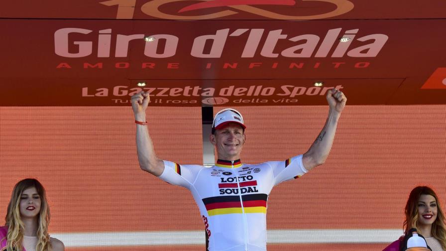 Greipel gana segunda etapa y se apodera de maglia rosa 