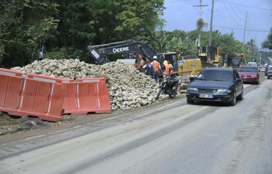 INDRHI dice terminará en 15 días rehabilitación de canal afectado por las lluvias en Santiago