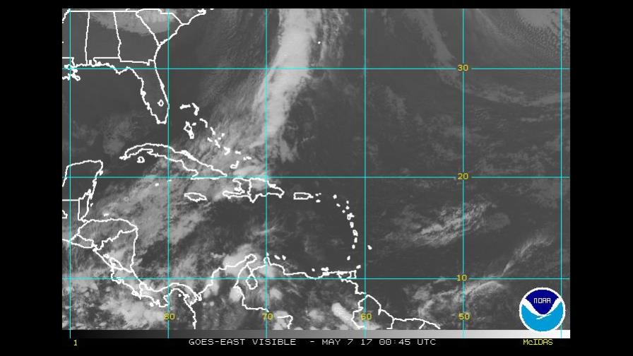 Pronostican aguaceros dispersos y tronadas para este domingo por efecto de la vaguada