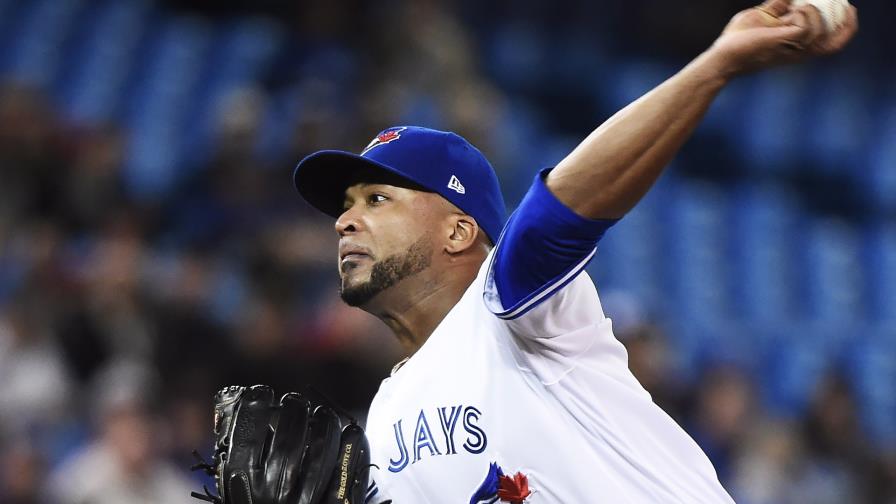 Francisco Liriano a lista de lesionados de Azulejos Francisco Liriano a lista de lesionados de Azulejos