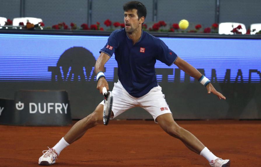 Novak Djokovic avanza a semifinales de Abierto de Madrid 