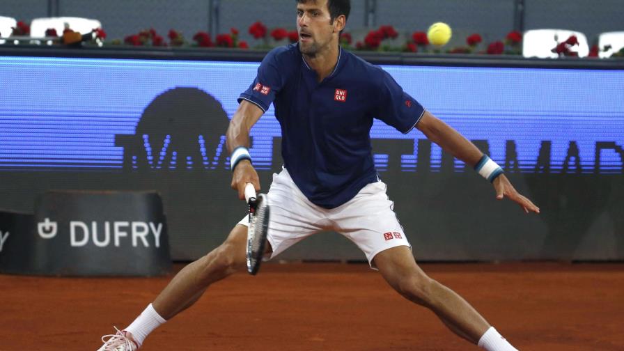 Novak Djokovic avanza a semifinales de Abierto de Madrid 