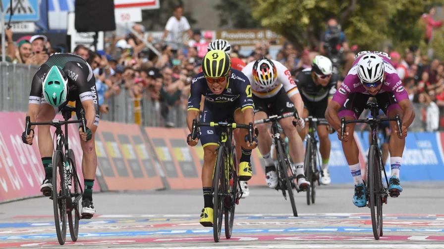 Caleb Ewan gana 7ma del Giro, Gaviria 2do, Jungels sigue de líder 
