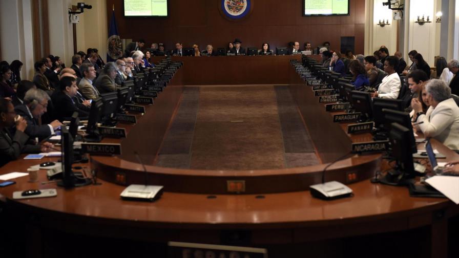 La OEA debatirá el lunes fecha de la reunión de cancilleres sobre Venezuela