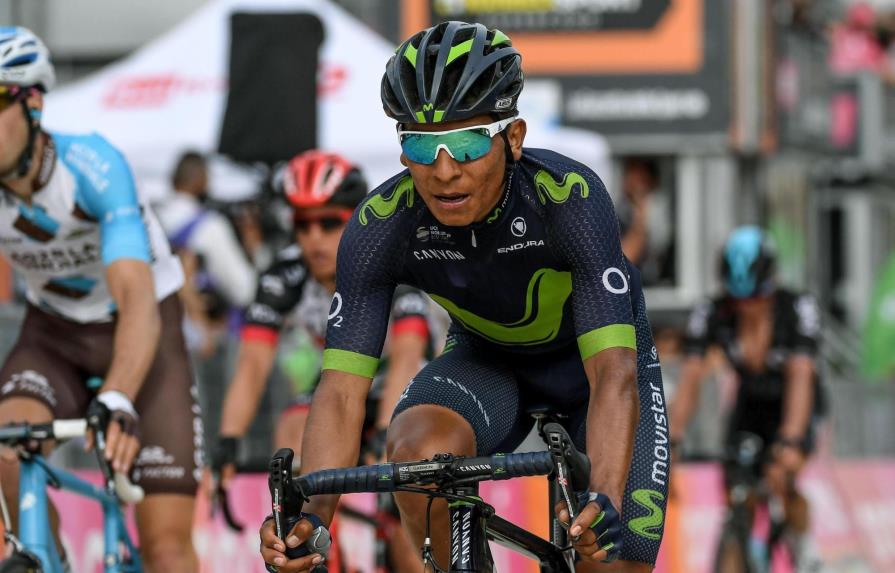 Colombiano Quintana gana 9na etapa del Giro y la camiseta de líder 