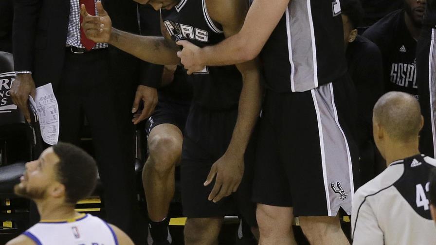 Los Spurs no contarán con Leonard para el segundo duelo ante los Warriors 