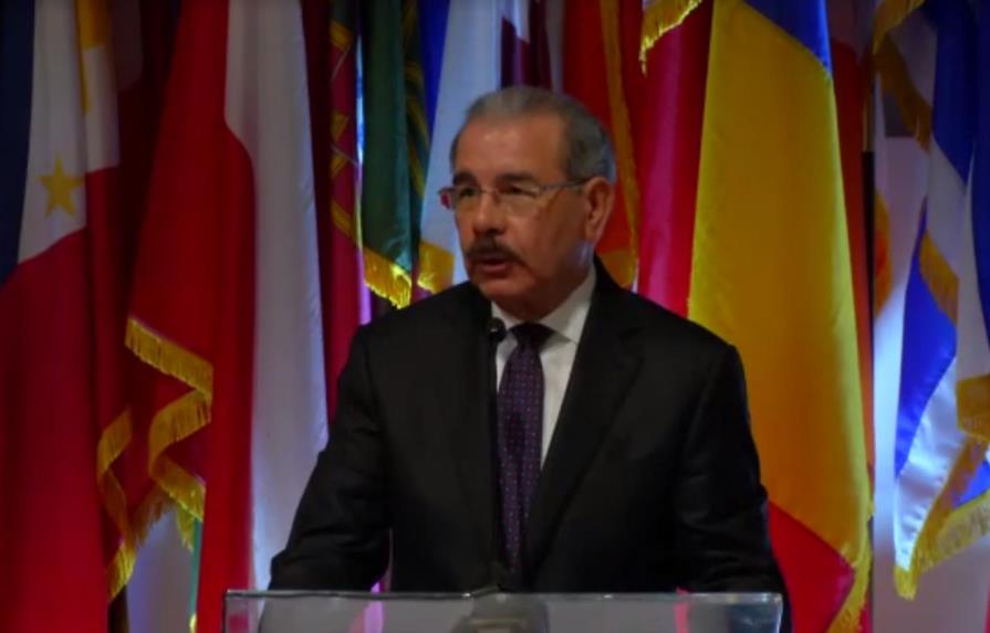 Presidente Danilo Medina insta a países consumidores de droga a “poner coto a la demanda”