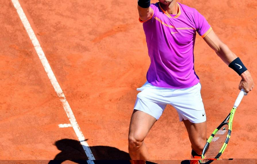 Rafael Nadal avanza en Italia tras retiro de Almagro por lesión