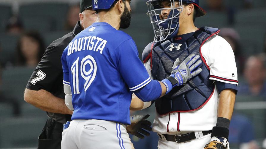 Atlanta triunfa; Bautista dio su jonrón 314 de por vida y enciende el partido al final del juego