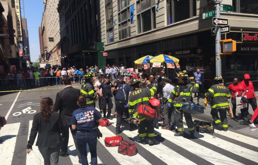 Al menos un muerto y 13 heridos por atropello múltiple en Times Square