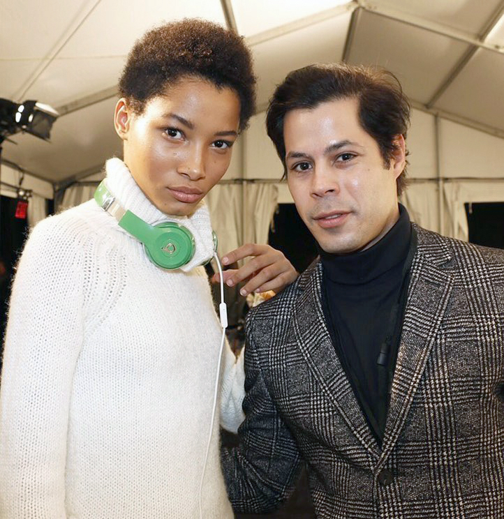 Junto a Lineisy Montero.