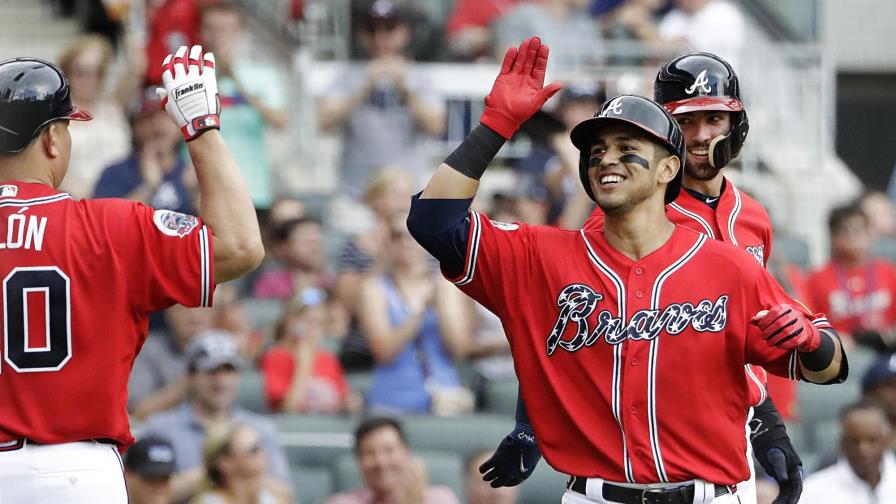 Los Bravos conectaron 3 jonrones para derrotar a Max Scherzer