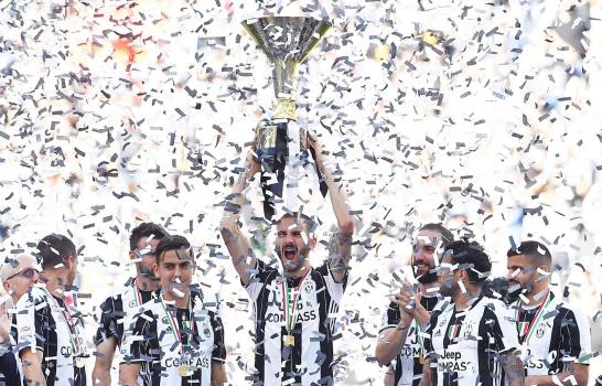 Juventus impone récord, con 6 títulos seguidos en Serie A en fútbol de Inglaterra