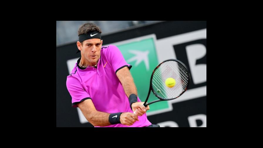 Juan Martín Del Potro avanza a la segunda ronda en Lyon 