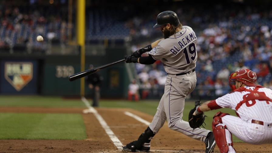 Blackmon despacha dos jonrones y Colorado se impone a Filadelfia Blackmon despacha dos jonrones y Colorado se impone a Filadelfia