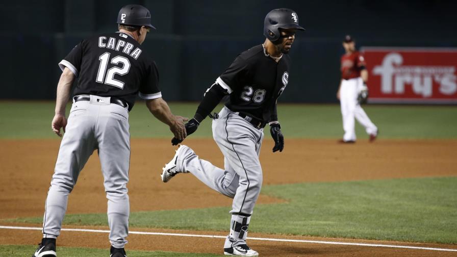 Arizona le gana la serie por barrida a los Medias Blancas; Leury García dispara jonrón