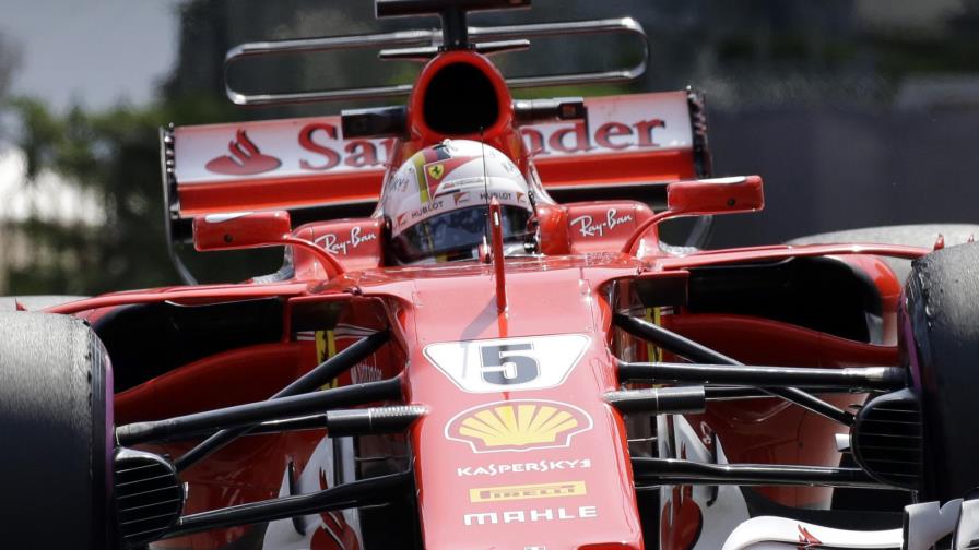 Sebastian Vettel domina las prácticas del GP de Mónaco 