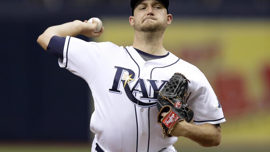 Matt Andriese y los Rays blanquean a los Angelinos Matt Andriese y los Rays blanquean a los Angelinos