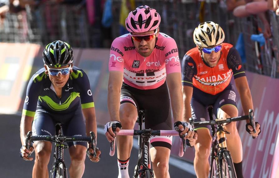 Nairo Quintana se punto en la punta en el Giro de Italia