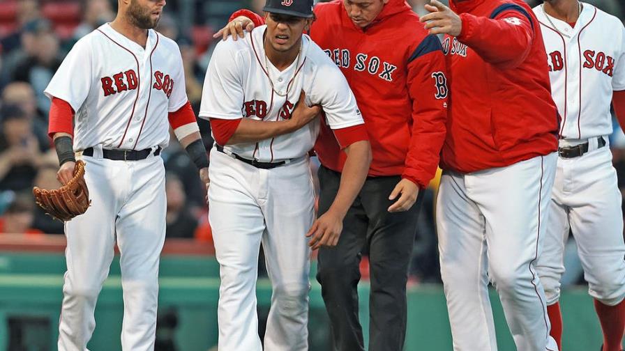 Los Medias Rojas de Boston pierden Marco Hernández por el resto de temporada 