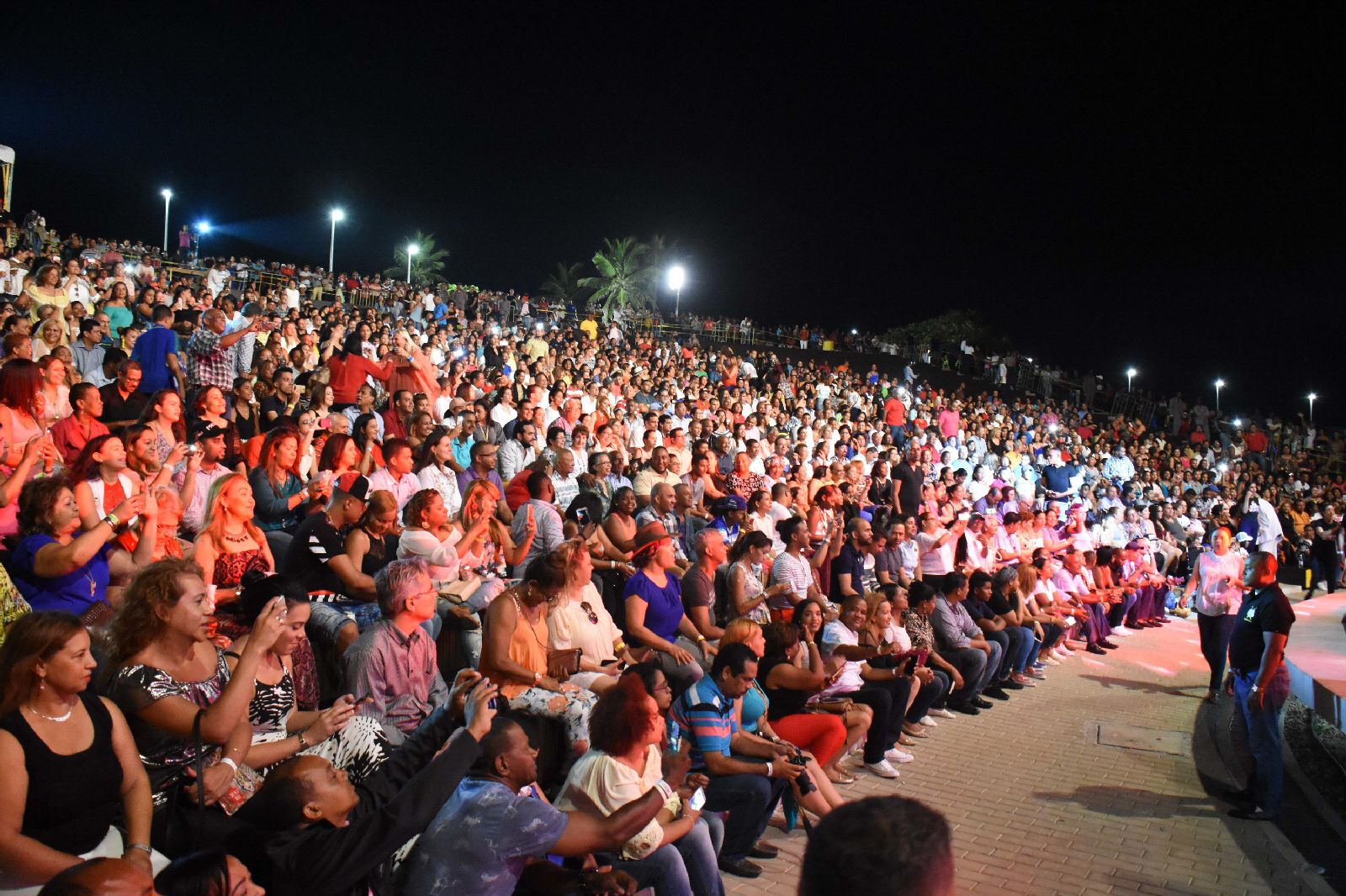 Parte del público asistente la noche del sábado