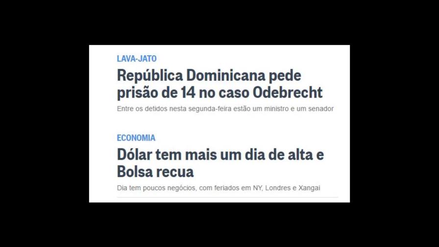 Prensa brasileña reseña los arrestos en el país por el caso Odebrecht