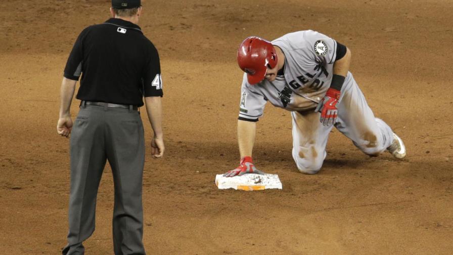 Mike Trout en lista de lesionados por primera vez 