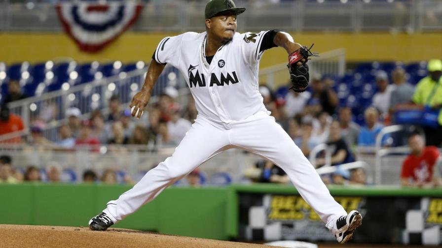 Vólquez logra primera victoria con Marlins, ante Filis 