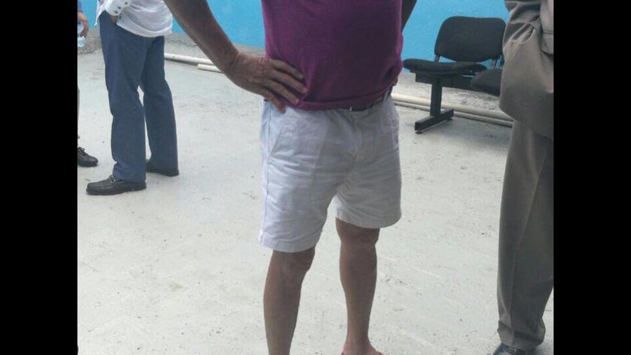 Trasciende foto de Ángel Rondón en pantalones cortos en el Palacio de Justicia