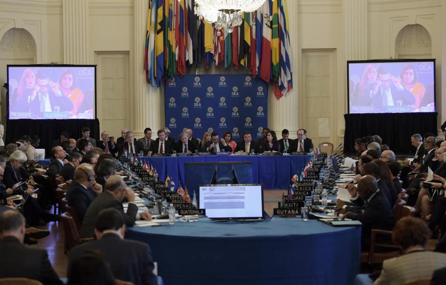 Cancilleres de la OEA no logran acuerdo sobre Venezuela y seguirán negociando