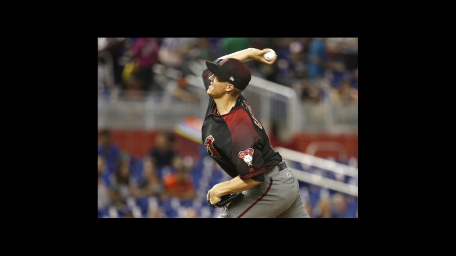 Zack Greinke logra séptimo triunfo; Diamondbacks vencen a Marlins Zack Greinke logra séptimo triunfo; Diamondbacks vencen a Marlins