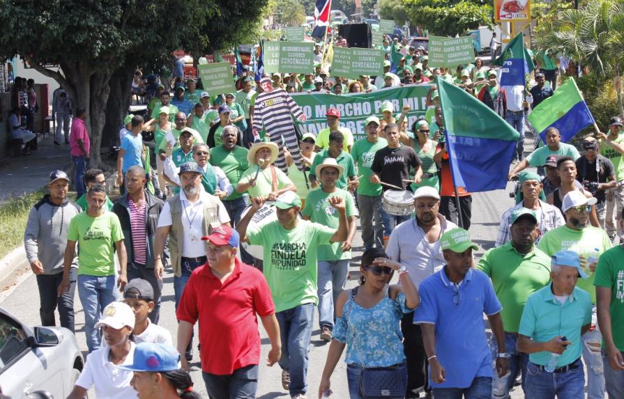 Movimiento Verde realiza marchas en Navarrete y Cristo Rey