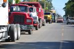 La actividad comercial y de transporte desciende en abril