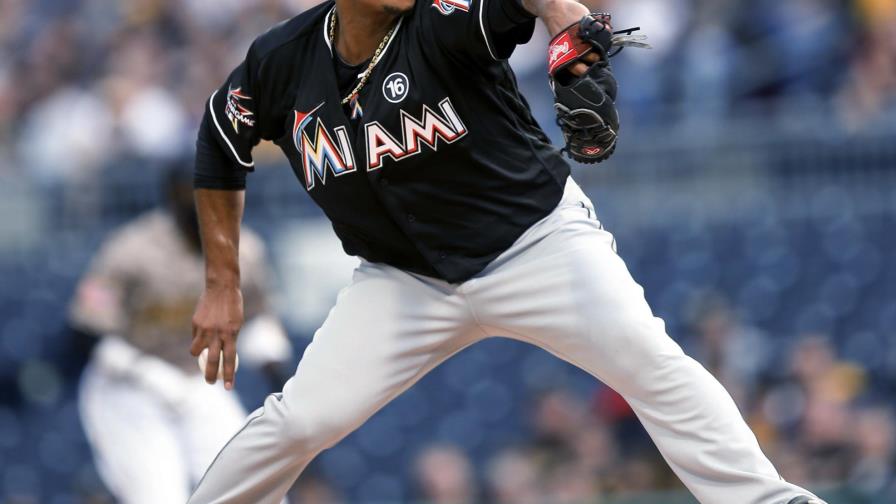 Tras juego sin hit,  Edinson Vólquez vuelve a lucir con Marlins 