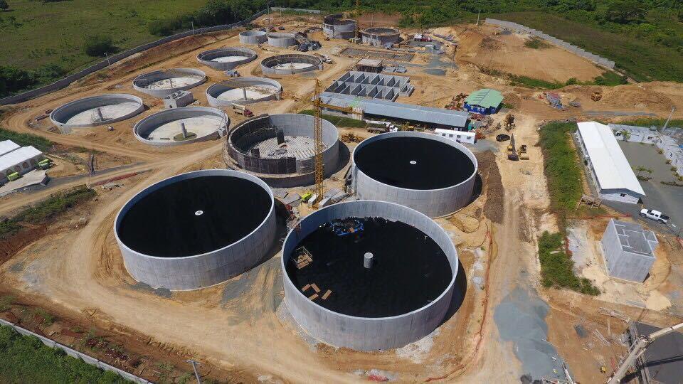 CAASD dice planta de tratamiento de aguas residuales La Zurza está en más de un 70 por ciento de ejecución 