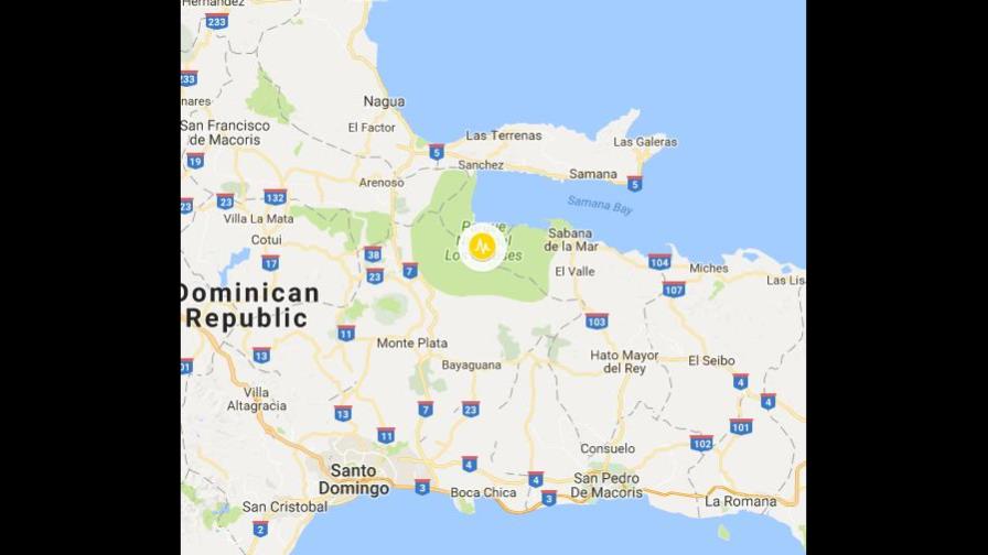 Sismo de 4.1 sacude zonas de Samaná y Monte Plata