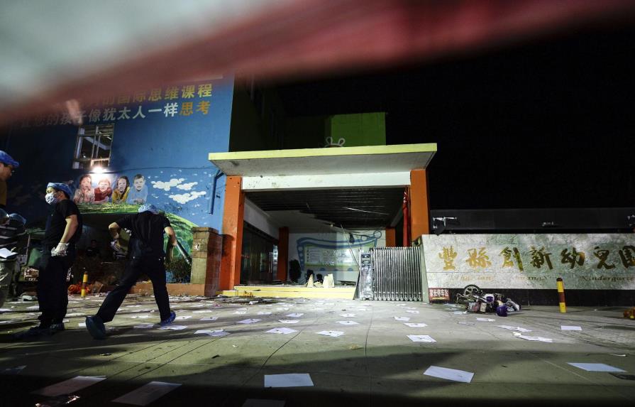 Identifican a un joven de 22 años como autor de atentado en guardería china