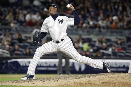 Aroldis Chapman retorna a cerrar partidos con los Yankees