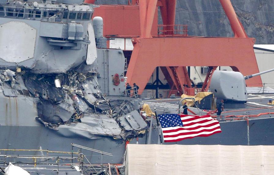 Encuentran varios marinos muertos en el destructor “USS Fitzgerald” de EE.UU.