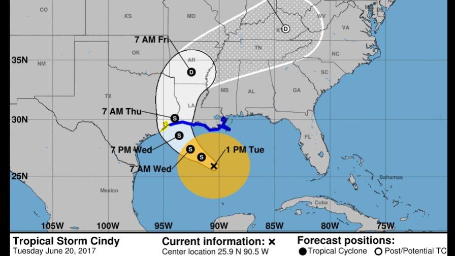 Se forma Cindy, la tercera tormenta tropical en el Atlántico